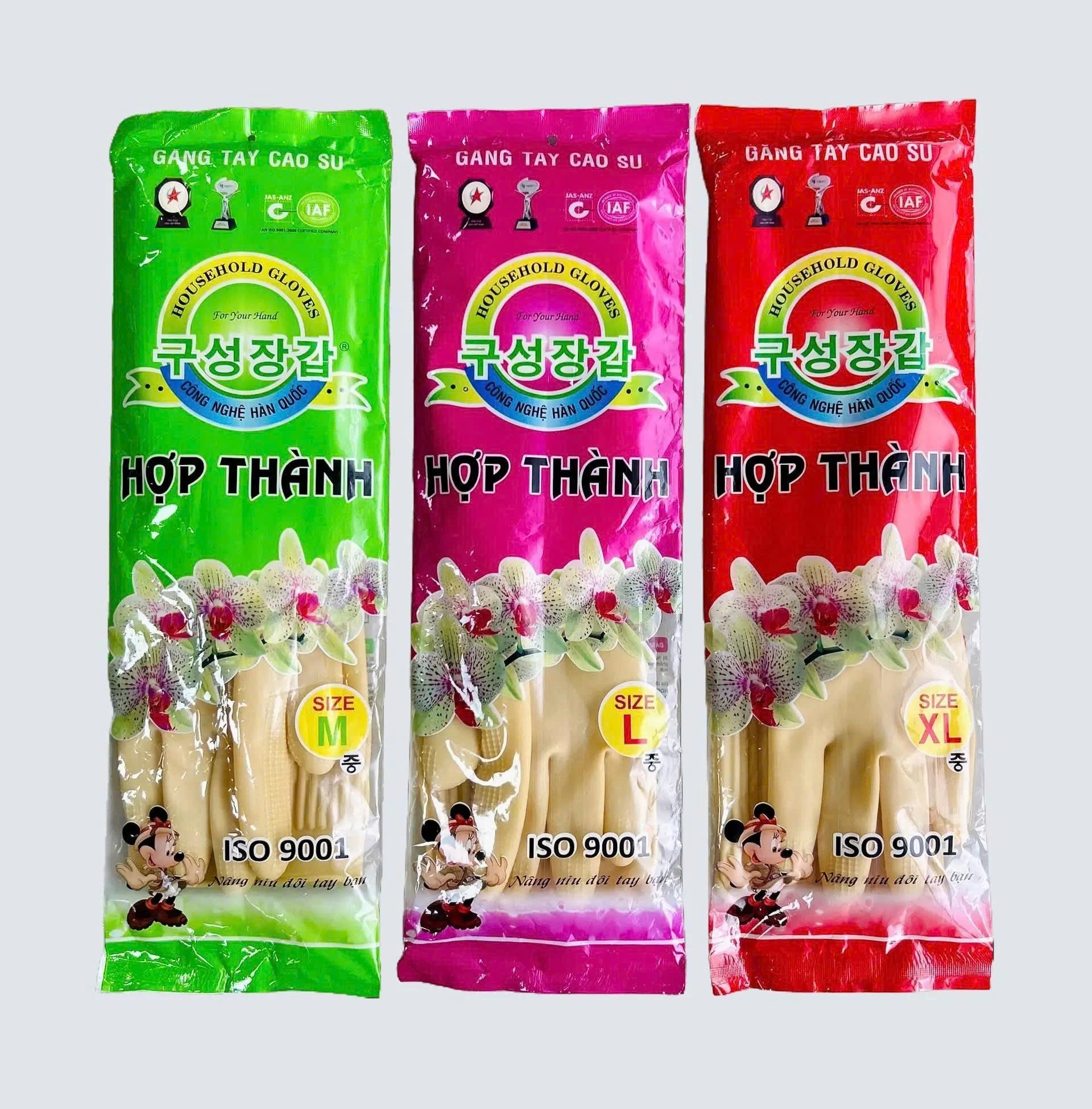 Găng tay cao su Dài nếp nhăn